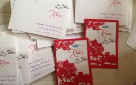 Viết thiệp chúc xuân