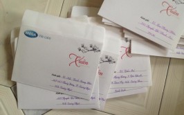 Viết thiệp chúc tết, viết thiệp mời sinh nhật